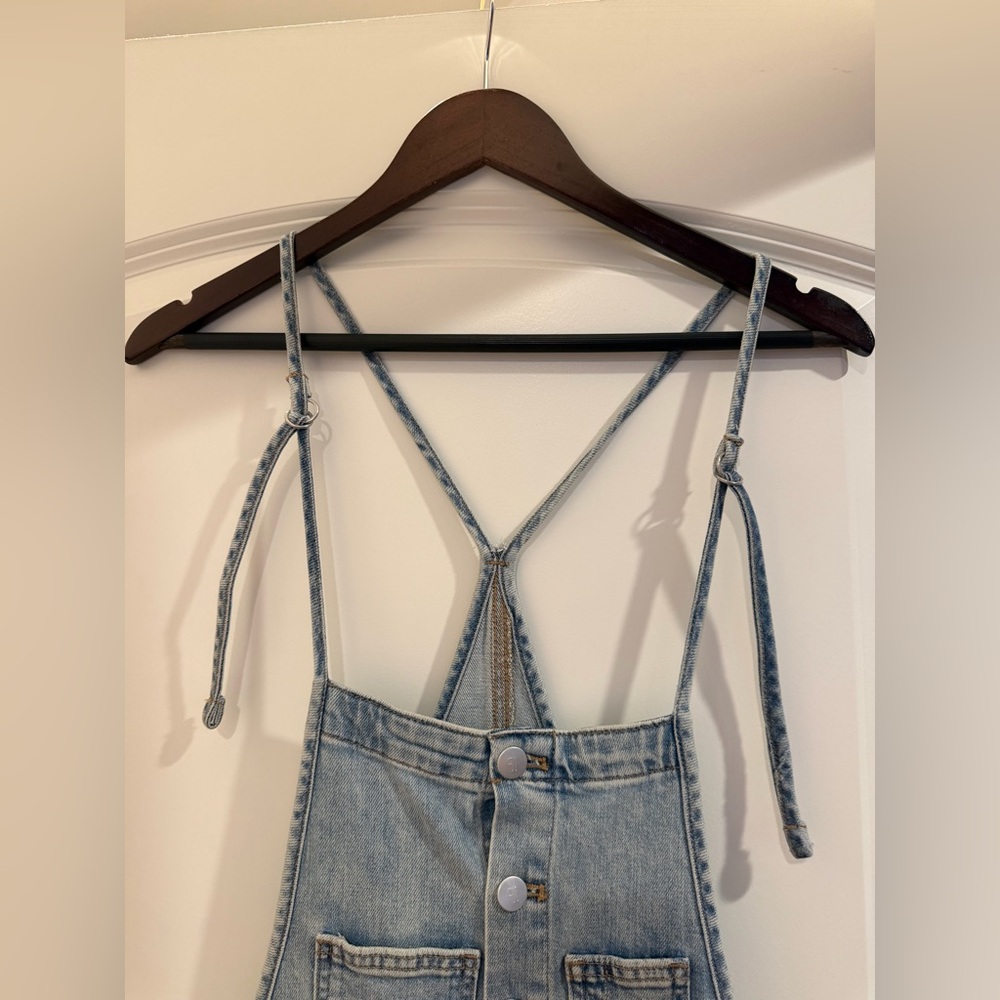Anthropologie Pilcro Light Blue Denim Overalls - Picture 6 of 14